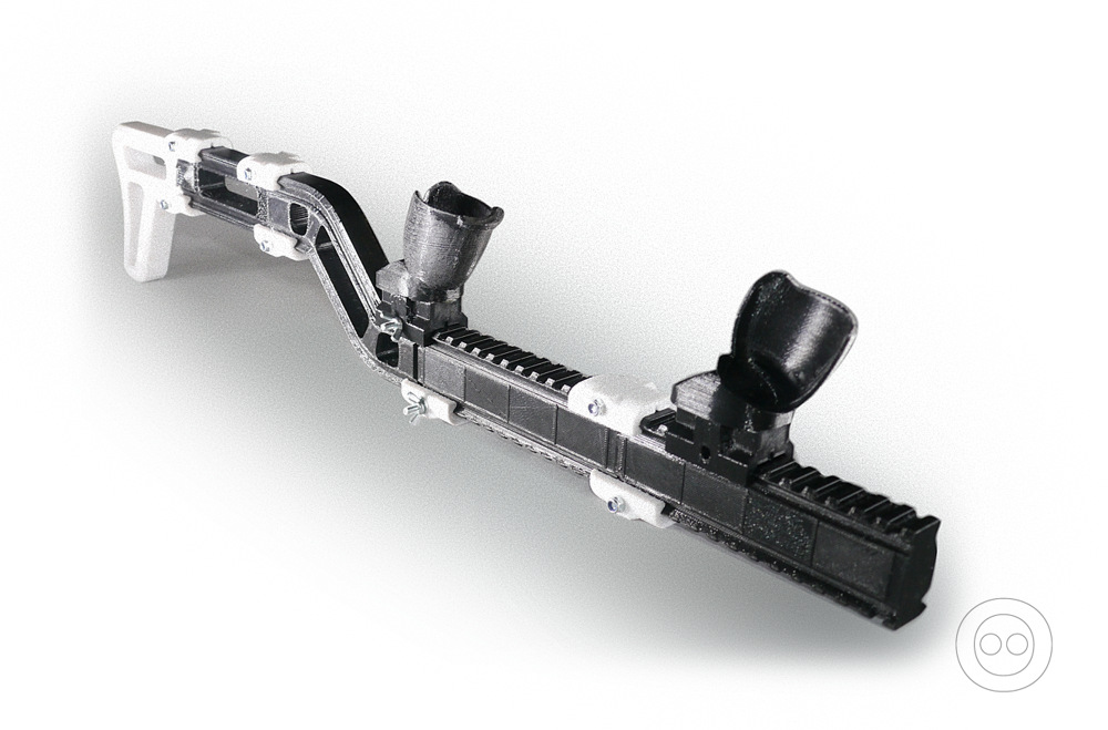 Making a 3D printed Oculus gun stock Daniel J